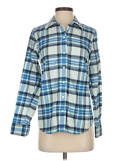 Pre-owned Vineyard Vines Long Sleeve Button Down Shirt In Blue