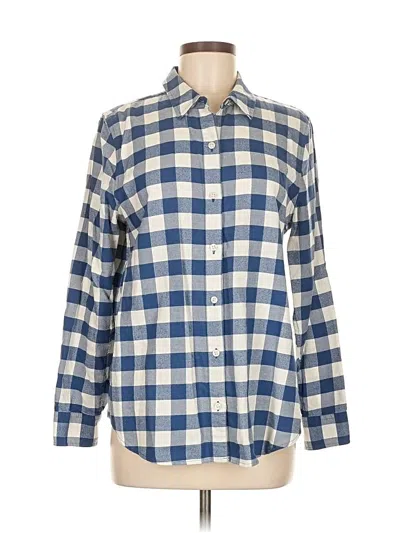 Pre-owned Vineyard Vines Long Sleeve Button Down Shirt In Blue