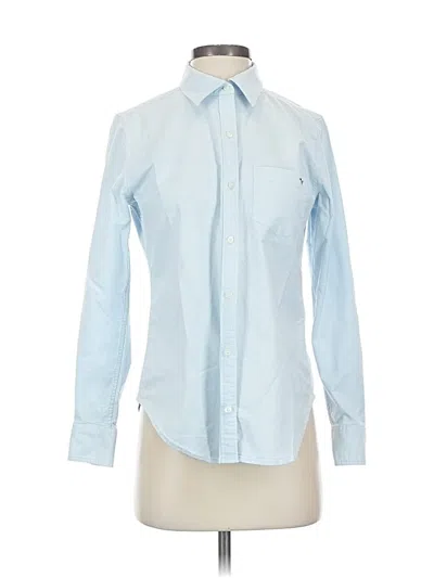 Pre-owned Vineyard Vines Long Sleeve Button Down Shirt In Blue