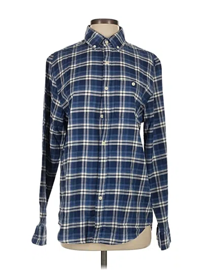 Pre-owned Vineyard Vines Long Sleeve Button Down Shirt In Blue