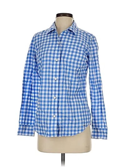 Pre-owned Vineyard Vines Long Sleeve Button Down Shirt In Blue