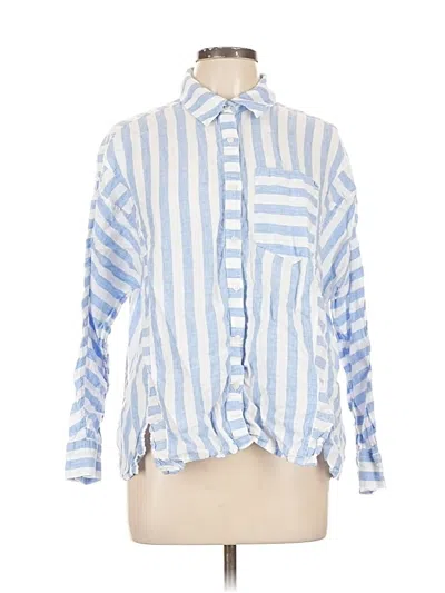 Pre-owned Vineyard Vines Long Sleeve Button Down Shirt In Blue