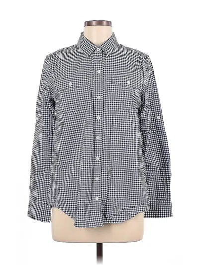 Pre-owned Vineyard Vines Long Sleeve Button Down Shirt In Blue