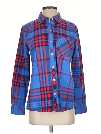 Pre-owned Vineyard Vines Long Sleeve Button Down Shirt In Blue