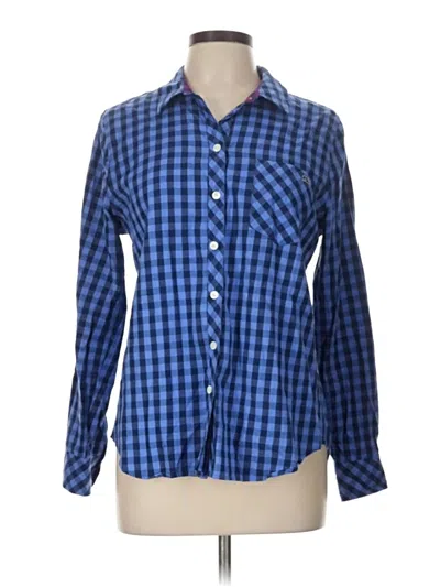 Pre-owned Vineyard Vines Long Sleeve Button Down Shirt In Blue