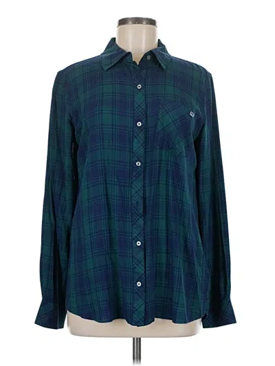 Pre-owned Vineyard Vines Long Sleeve Button Down Shirt In Blue