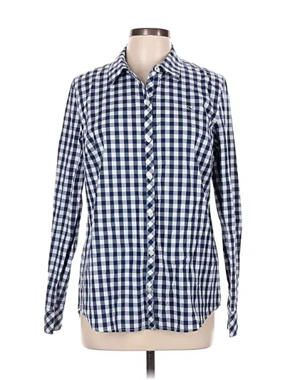 Pre-owned Vineyard Vines Long Sleeve Button Down Shirt In Blue