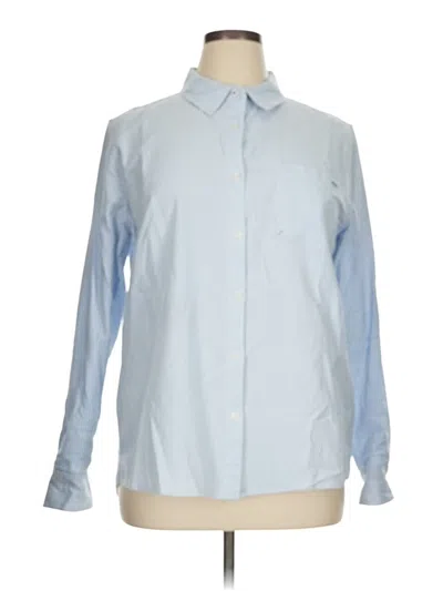 Pre-owned Vineyard Vines Long Sleeve Button Down Shirt In Blue