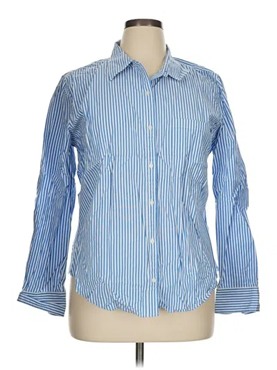 Pre-owned Vineyard Vines Long Sleeve Button Down Shirt In Blue