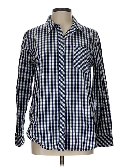 Pre-owned Vineyard Vines Long Sleeve Button Down Shirt In Blue