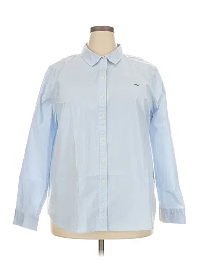 Pre-owned Vineyard Vines Long Sleeve Button Down Shirt In Blue