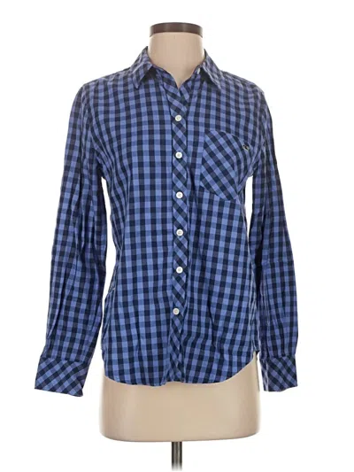 Pre-owned Vineyard Vines Long Sleeve Button Down Shirt In Blue