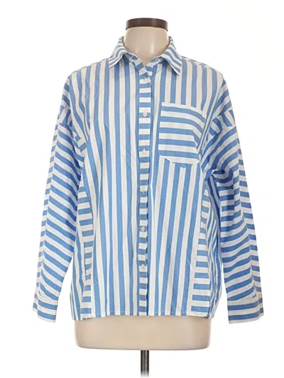 Pre-owned Vineyard Vines Long Sleeve Button Down Shirt In Blue