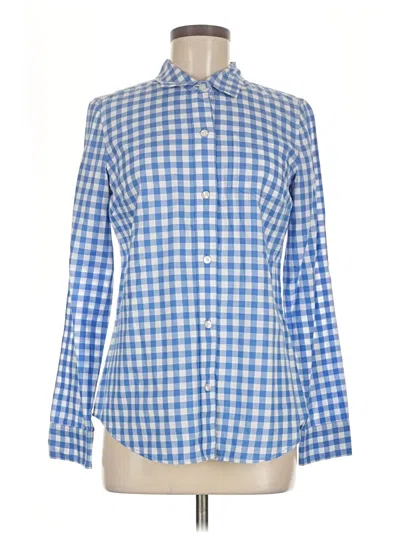 Pre-owned Vineyard Vines Long Sleeve Button Down Shirt In Blue