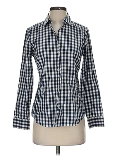 Pre-owned Vineyard Vines Long Sleeve Button Down Shirt In Blue