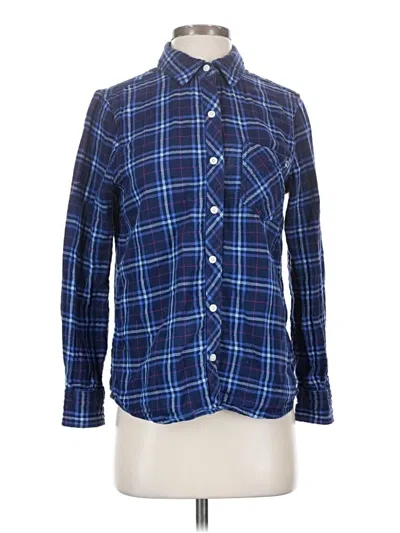 Pre-owned Vineyard Vines Long Sleeve Button Down Shirt In Blue