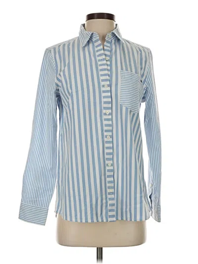 Pre-owned Vineyard Vines Long Sleeve Button Down Shirt In Blue