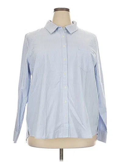 Pre-owned Vineyard Vines Long Sleeve Button Down Shirt In Blue