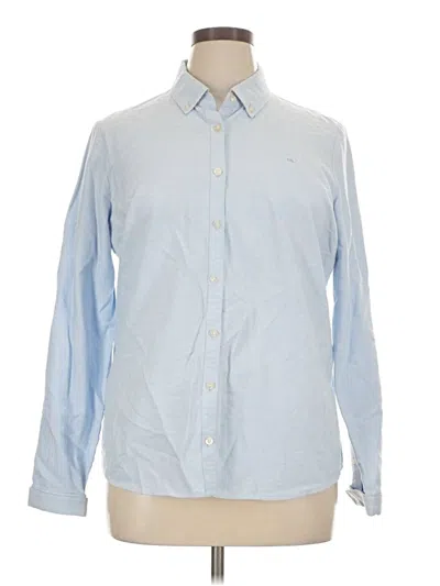 Pre-owned Vineyard Vines Long Sleeve Button Down Shirt In Blue