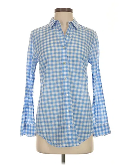 Pre-owned Vineyard Vines Long Sleeve Button Down Shirt In Blue