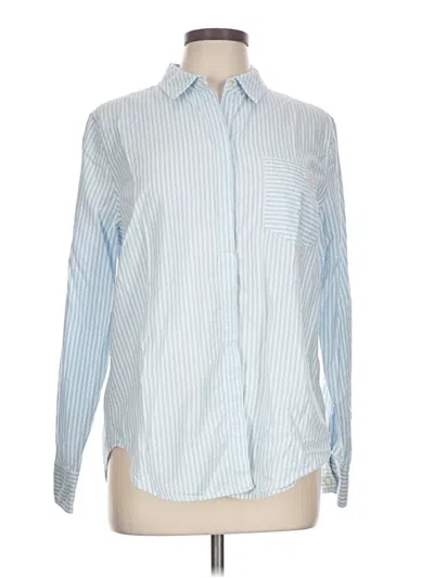 Pre-owned Vineyard Vines Long Sleeve Button Down Shirt In Blue