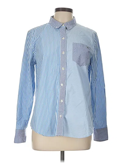 Pre-owned Vineyard Vines Long Sleeve Button Down Shirt In Blue