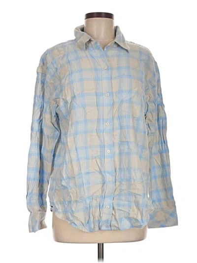 Pre-owned Vineyard Vines Long Sleeve Button Down Shirt In Blue