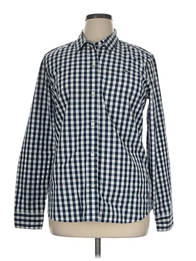 Pre-owned Vineyard Vines Long Sleeve Button Down Shirt In Blue
