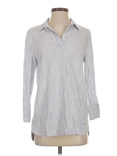 Pre-owned Vineyard Vines Long Sleeve Button Down Shirt In Gray