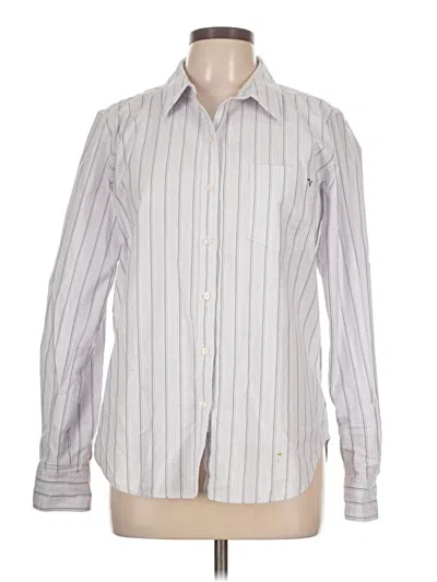 Pre-owned Vineyard Vines Long Sleeve Button Down Shirt In Gray