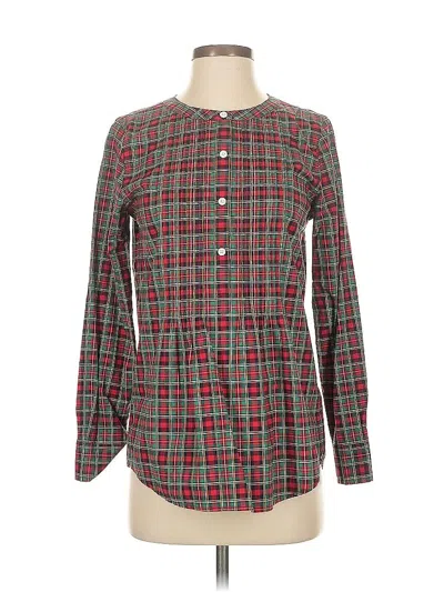 Pre-owned Vineyard Vines Long Sleeve Button Down Shirt In Green