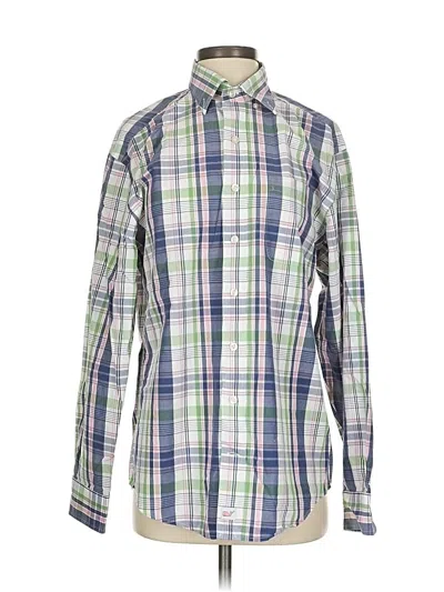 Pre-owned Vineyard Vines Long Sleeve Button Down Shirt In Green