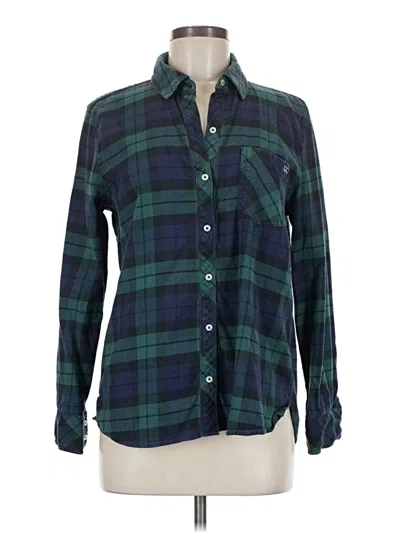 Pre-owned Vineyard Vines Long Sleeve Button Down Shirt In Green