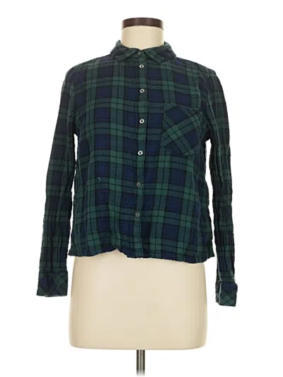 Pre-owned Vineyard Vines Long Sleeve Button Down Shirt In Green