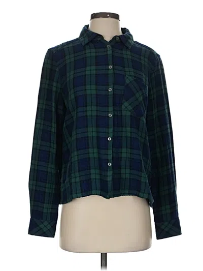 Pre-owned Vineyard Vines Long Sleeve Button Down Shirt In Green