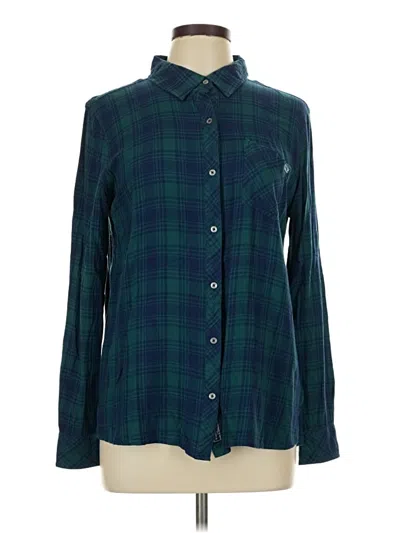 Pre-owned Vineyard Vines Long Sleeve Button Down Shirt In Green