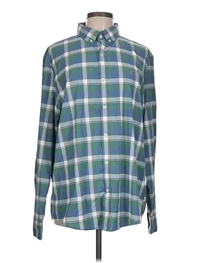 Pre-owned Vineyard Vines Long Sleeve Button Down Shirt In Green