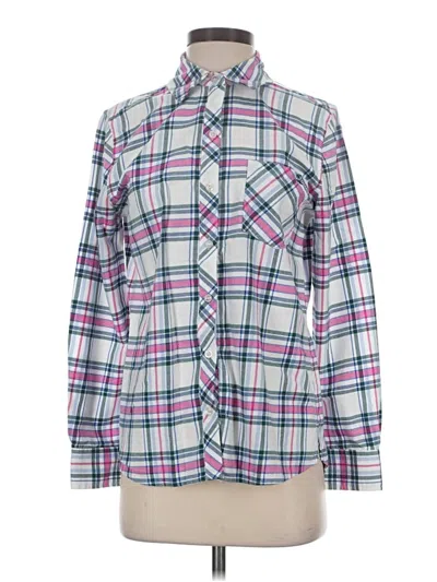 Pre-owned Vineyard Vines Long Sleeve Button Down Shirt In Green