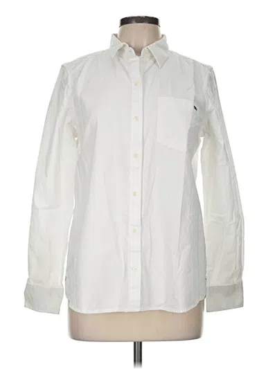 Pre-owned Vineyard Vines Long Sleeve Button Down Shirt In Ivory
