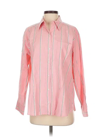 Pre-owned Vineyard Vines Long Sleeve Button Down Shirt In Pink
