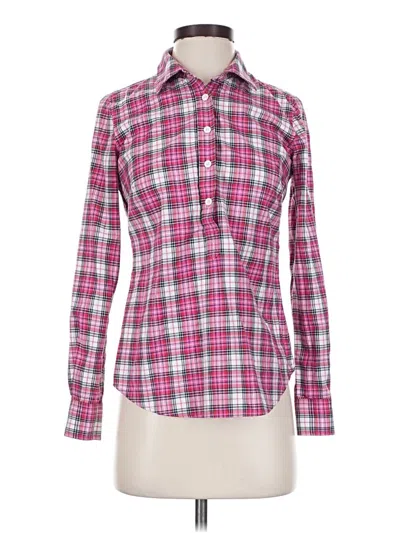 Pre-owned Vineyard Vines Long Sleeve Button Down Shirt In Pink