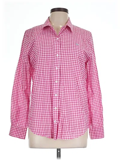 Pre-owned Vineyard Vines Long Sleeve Button Down Shirt In Pink