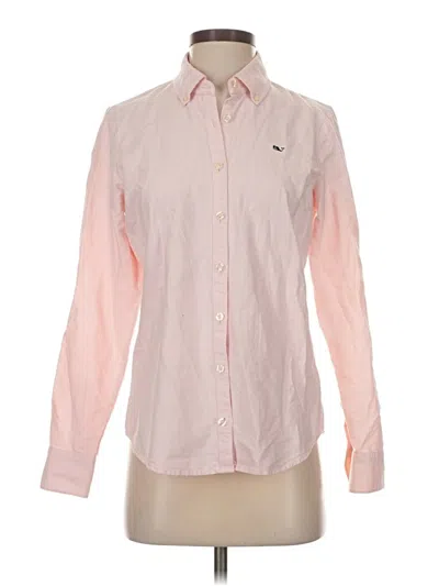 Pre-owned Vineyard Vines Long Sleeve Button Down Shirt In Pink