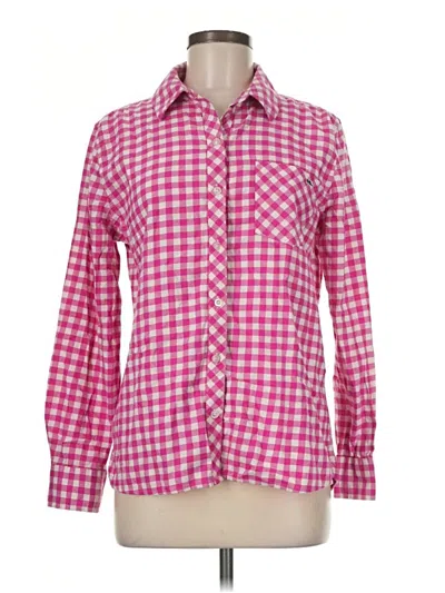 Pre-owned Vineyard Vines Long Sleeve Button Down Shirt In Pink