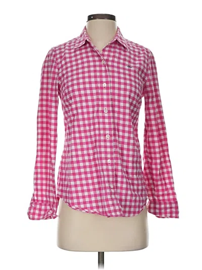 Pre-owned Vineyard Vines Long Sleeve Button Down Shirt In Pink