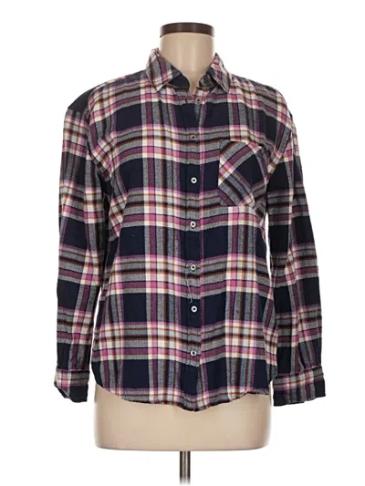 Pre-owned Vineyard Vines Long Sleeve Button Down Shirt In Purple