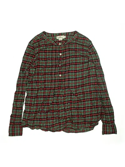 Pre-owned Vineyard Vines Kids' Long Sleeve Button Down Shirt In Red