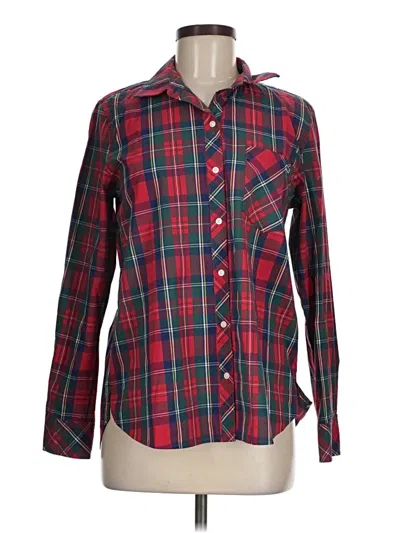 Pre-owned Vineyard Vines Long Sleeve Button Down Shirt In Red