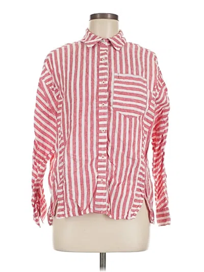 Pre-owned Vineyard Vines Long Sleeve Button Down Shirt In Red
