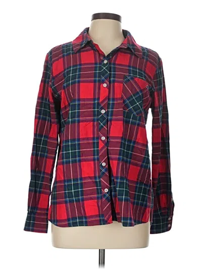 Pre-owned Vineyard Vines Long Sleeve Button Down Shirt In Red